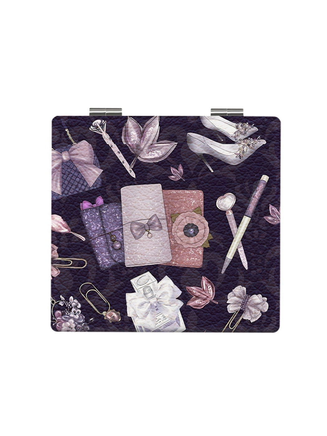 Mirroray - Cartoon Print Foldable Makeup Touch-Up Mirror