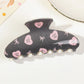 Beau - Black Square Tooth Claw Clip