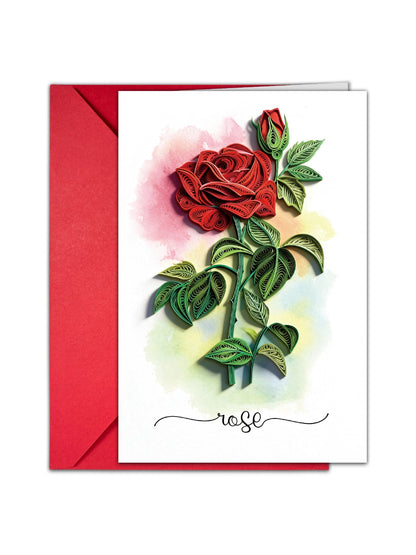 Carduria - Valentine's Day Heart Motif Greeting Card