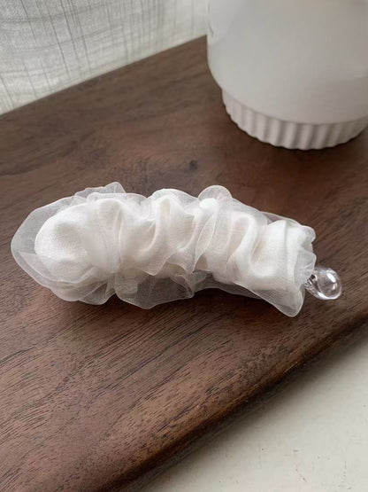 Beau - Sheer Mesh Decorative Geometric Banana Clip