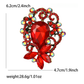 Brovia - Alloy Inlaid Openwork Brooch