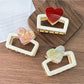 Beau - Valentine'S Heart Shaped Square Claw Clip