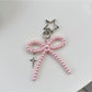 Keypus - Beaded Bow Star Detail Decorative Keychain