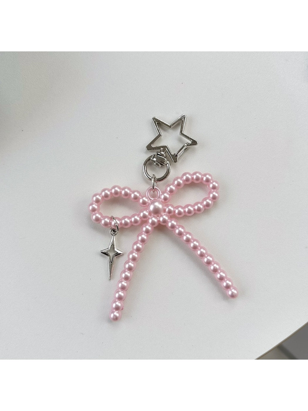 Keypus - Beaded Bow Star Detail Decorative Keychain