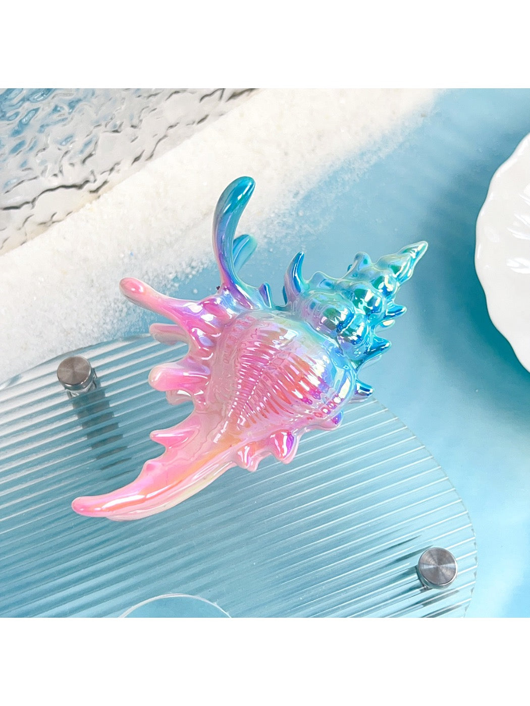 Beau - Colorful Conch Shape Hair Clip