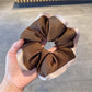 Gifty - Solid Color Satin Ruffled Scrunchie