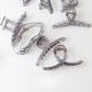 Beau - Transparent PC Geometric Style Claw Clip