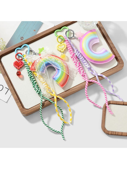 Keypus - Sweet Style Rainbow Bow Pendant Bag Charm Keychain