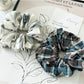 Gifty - Multi Pleated Plaid Scrunchie Hair Ring