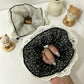 Gifty - Polka Dot Lace Edge Polyester Scrunchie