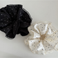 Gifty - Polka Dot Double Layer Large Scrunchie