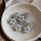 Beau - Floral Oval Duckbill Side Hair Clip