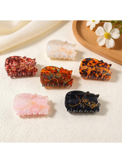 Beau - Adorable Cat Shaped Hair Claw Clip