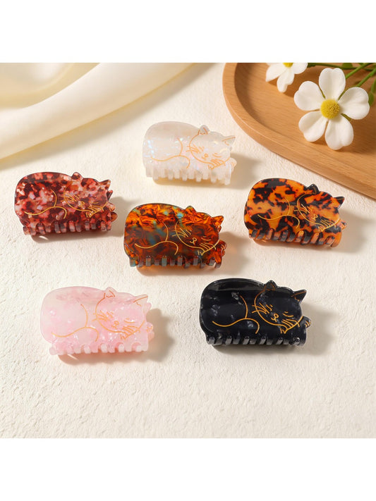 Beau - Adorable Cat Shaped Hair Claw Clip