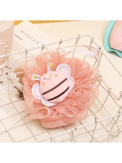 Papo - Cute Bee Cartoon Bath Puff Soft Foaming Mesh