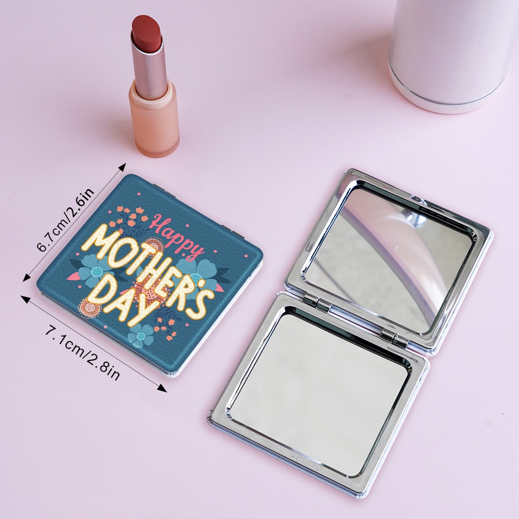 Mirroray - Decorative Foldable Pocket Glass Makeup Mirror
