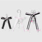 Keypus - Sweet Lace Ribbon Bow Key Ring Accessory Keychain