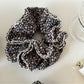 Gifty - Vintage Small Floral Ruffled Scrunchie