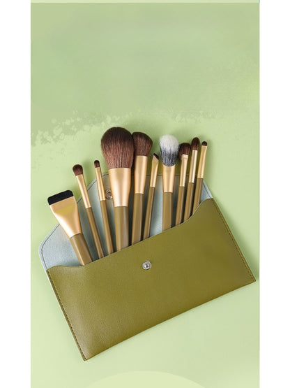 Smoosh - Complete Avocado Makeup Brush Set