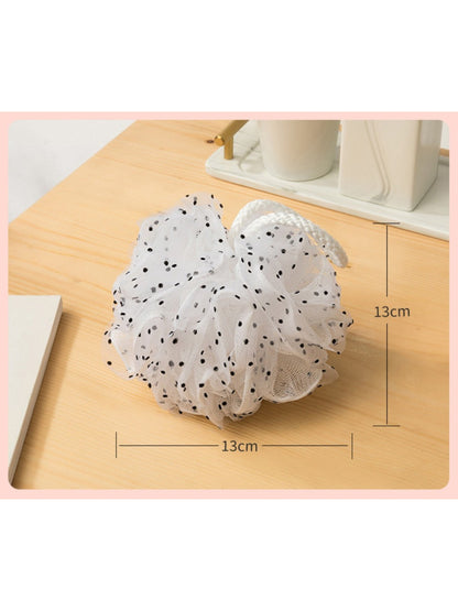 Papo - Monochrome Dotted Bath Pouf