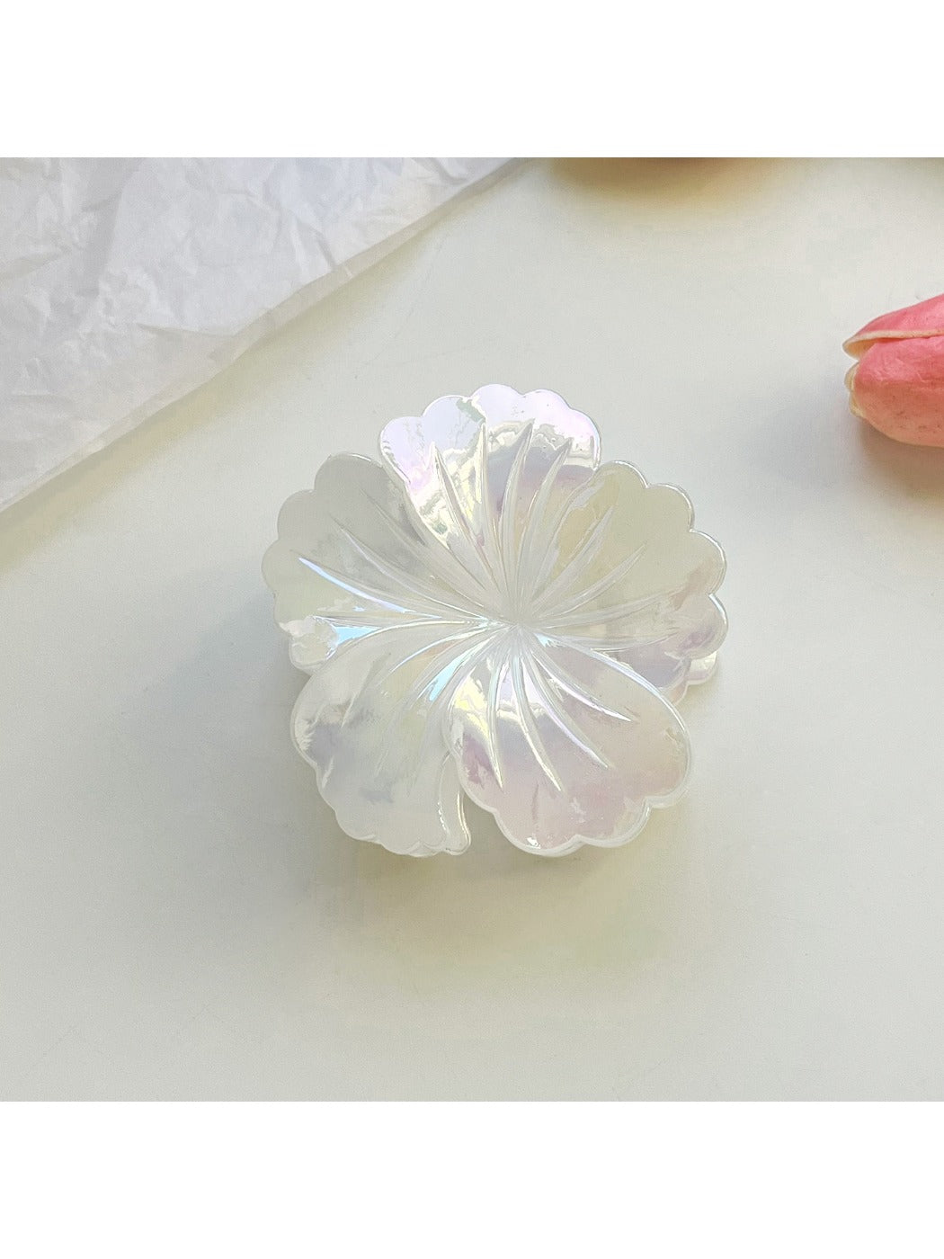 Beau - Colorful Egg Flower Shaped Hair Clip