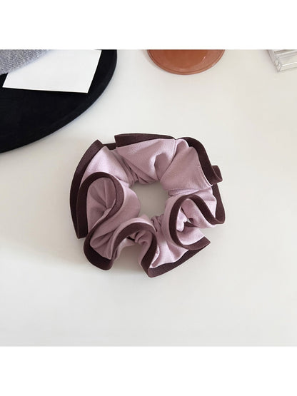 Gifty - Elegant Two-Tone Color-Block Scrunchie