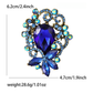 Brovia - Alloy Inlaid Openwork Brooch