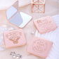 Mirroray - Square Folding Glass Makeup Vanity Mirror