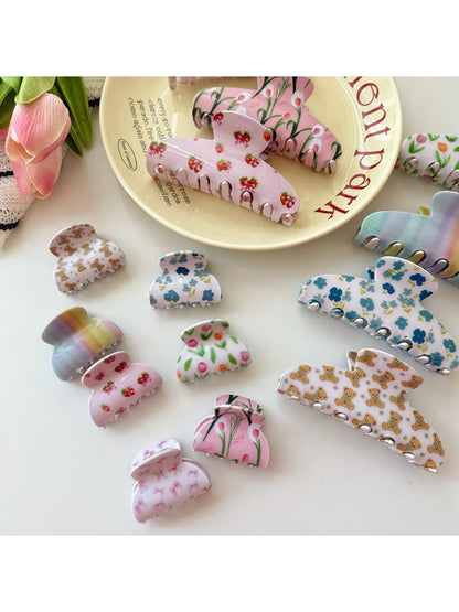 Beau - Sweet Floral Claw Clip