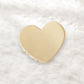 Beau - Matte Heart Shape Plastic Hair Claw Clip