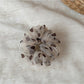 Gifty - Polka Dot Mesh Ruffled Ponytail Hair Scrunchie