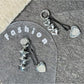 Keypus - Alloy Triple Heart Dangle Keychain
