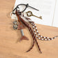 Keypus - Retro Fish Skeleton Bag Pendant Keychain
