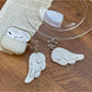 Keypus - Soft Fabric Angel Wing Purse Charm Keychain