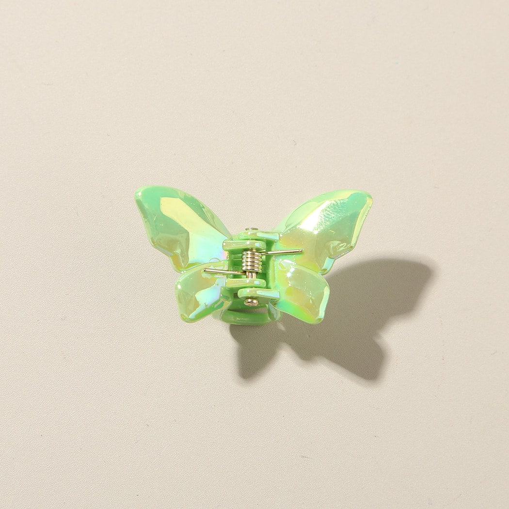 Beau - Glossy Butterfly Shape PS Alloy Claw Clip