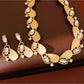 Nozari - Vintage Teardrop Openwork Necklace and Earrings