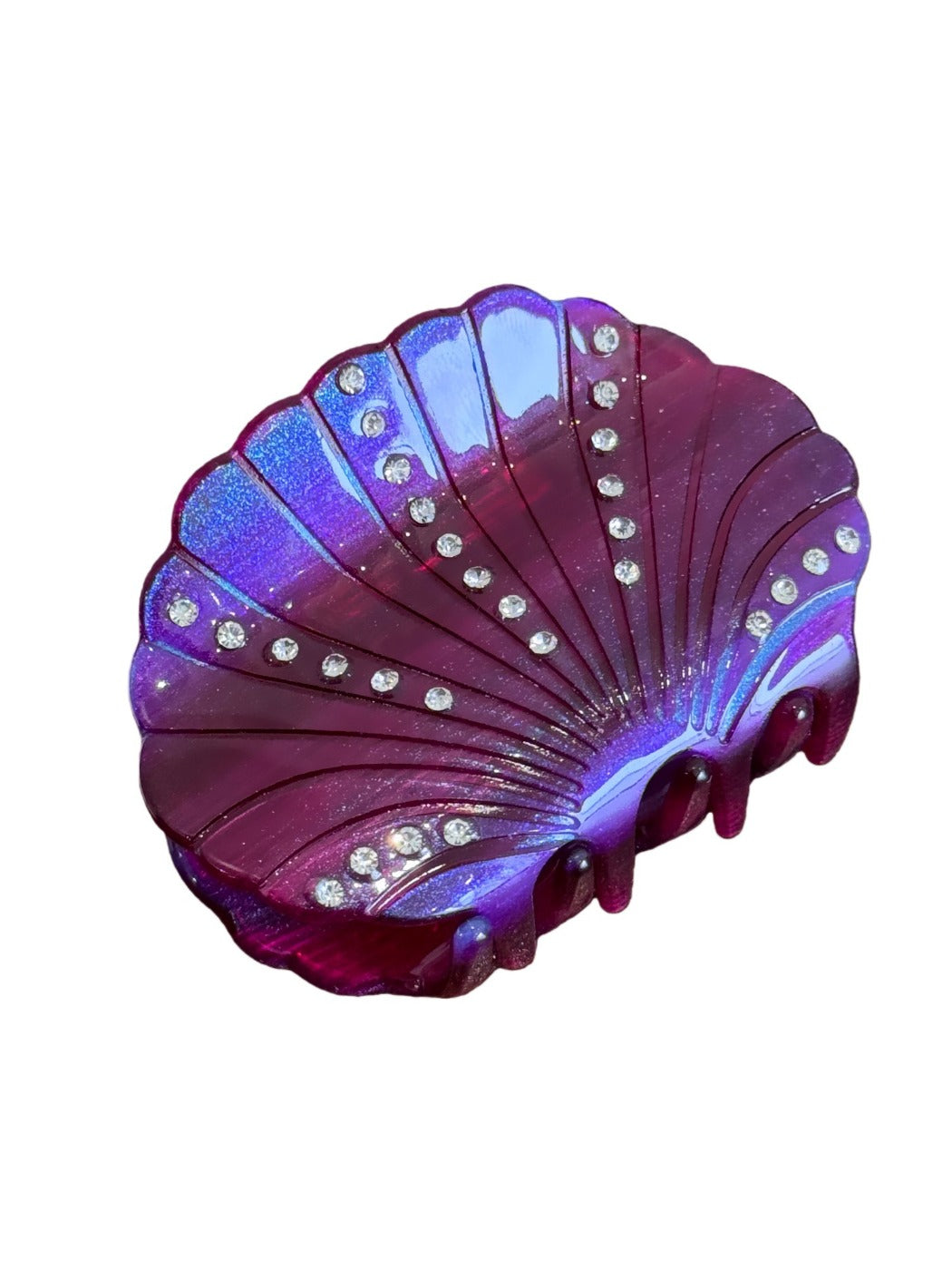 Beau - Shell Acetate Hair Claw Clip Ocean Breeze