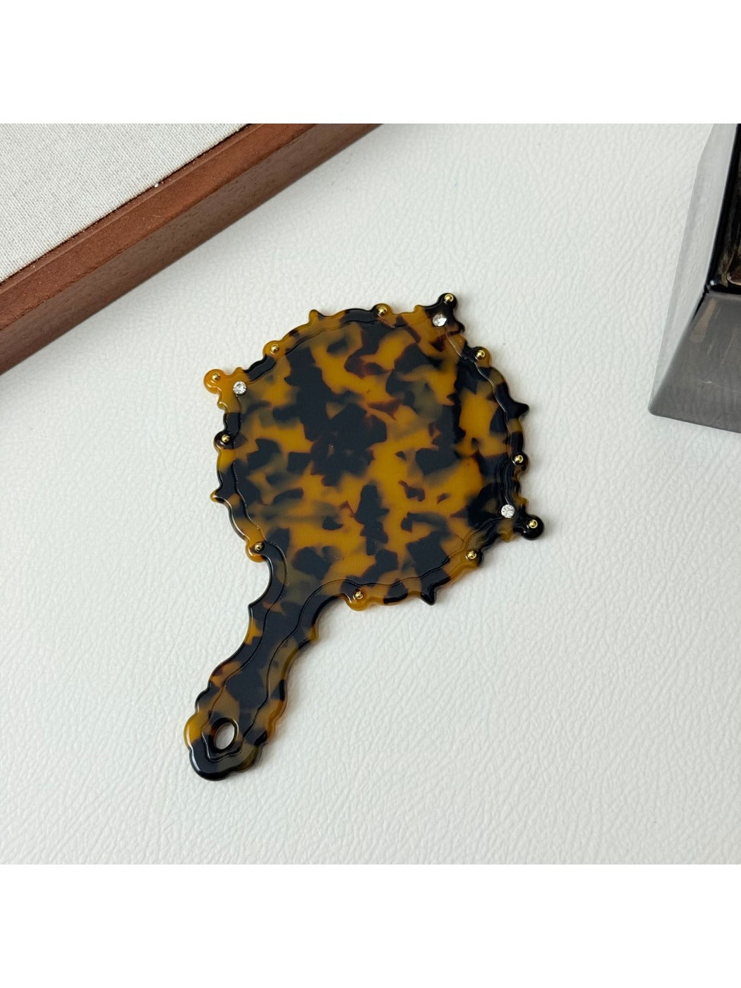 Mirroray - Fashion Pattern Hand-Held Mirror Portable