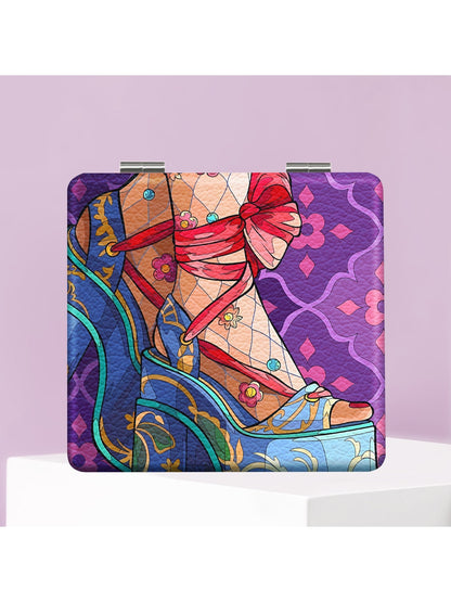 Mirroray - Party Theme Cartoon Print Compact Mirror