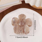 Beau - Muted Marble Floral Design Claw Clip