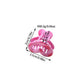 Beau - PS Alloy Glossy Heart Shape Hair Claw Clip