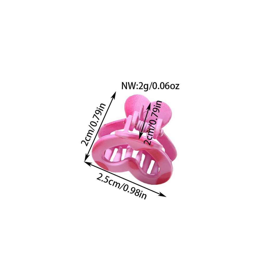 Beau - PS Alloy Glossy Heart Shape Hair Claw Clip