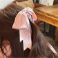 Beau - Polka Dot Bow Banana Clip
