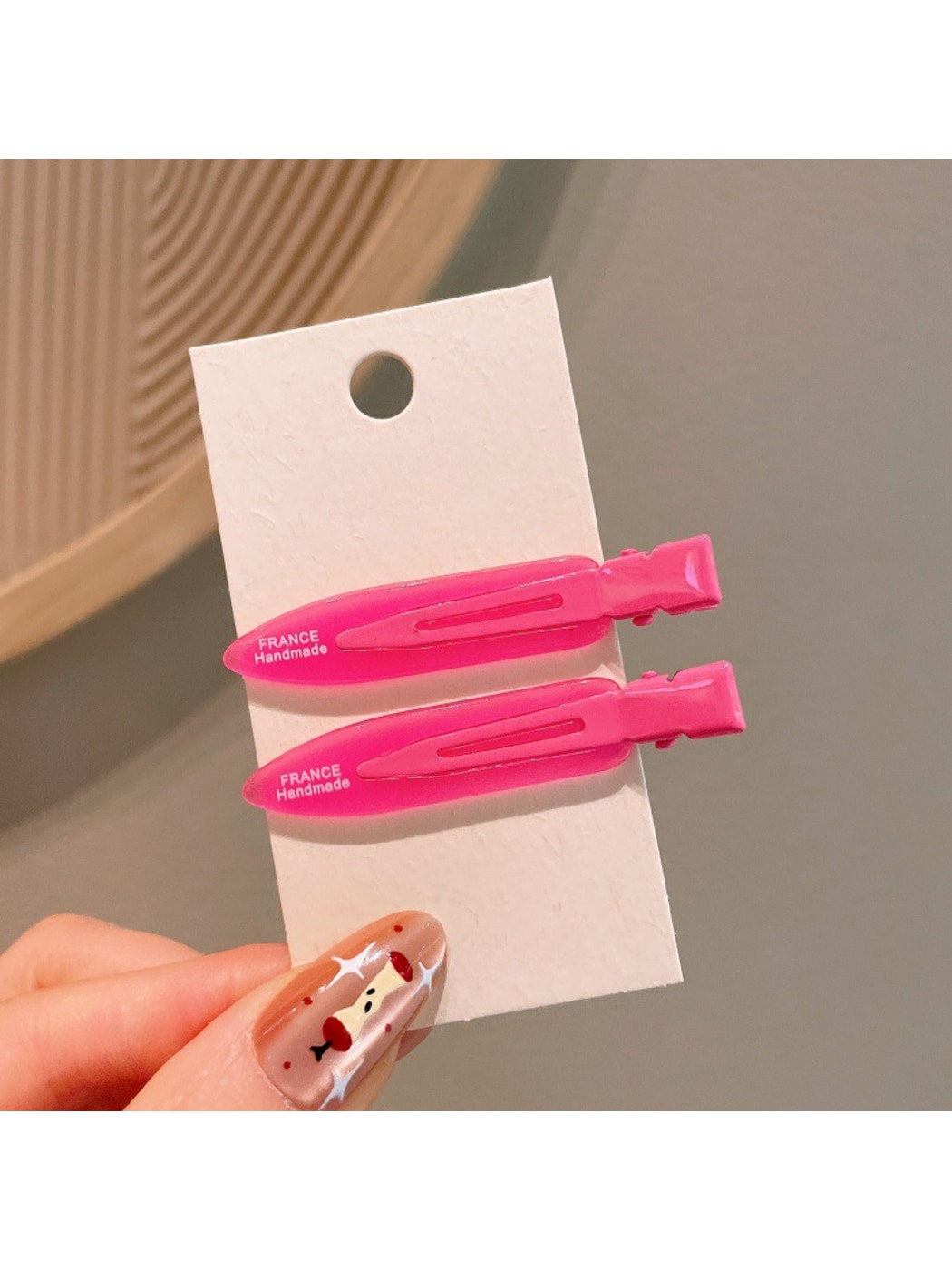 Beau - Minimalist Geometric Side Bangs Hair Clip