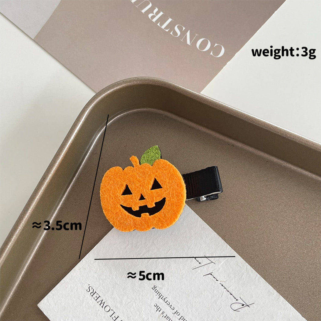 Beau - Halloween Style Funny Bow Pumpkin Hair Clip