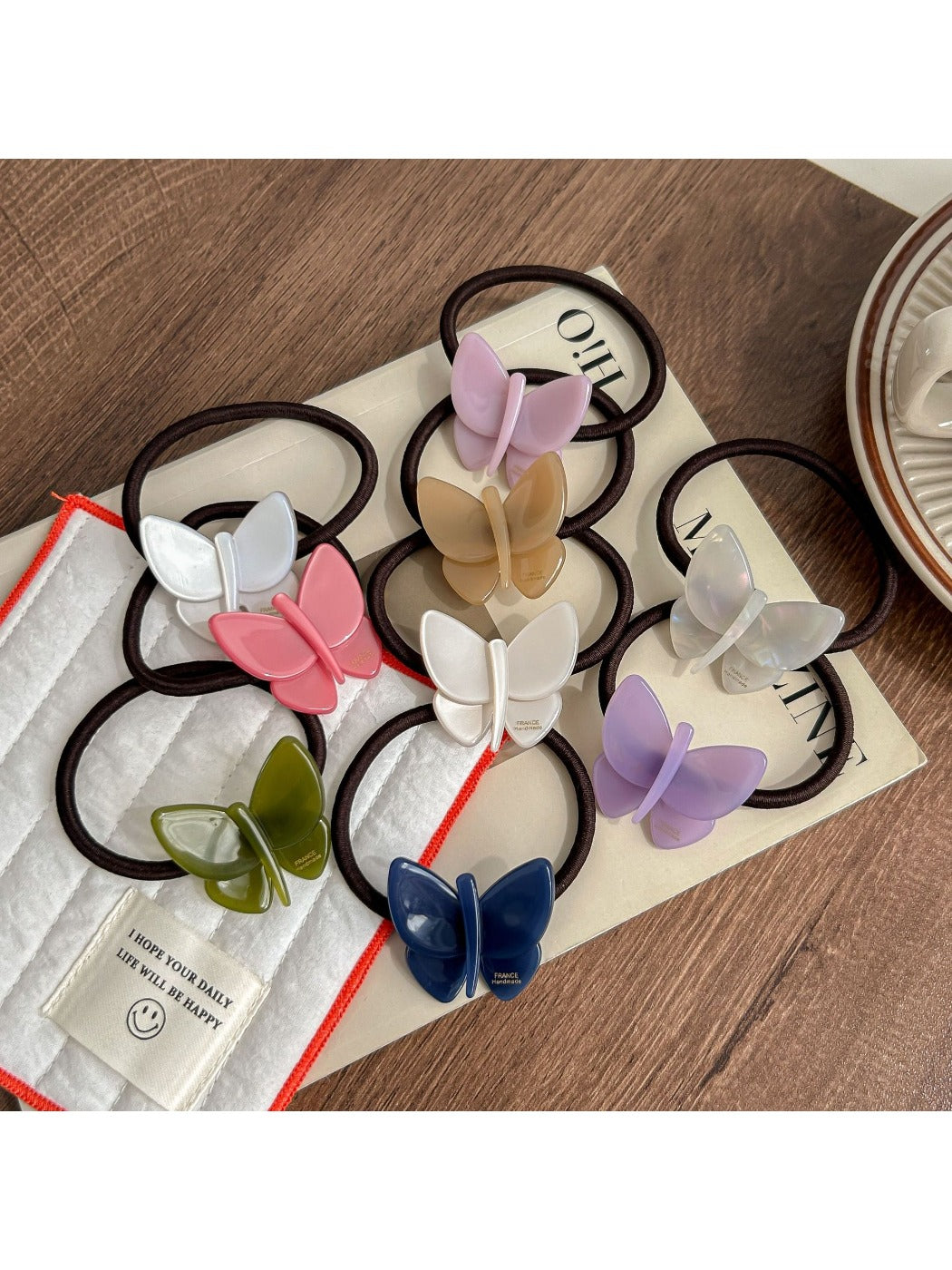 Gifty - Elegant Acetate Butterfly Hair Tie