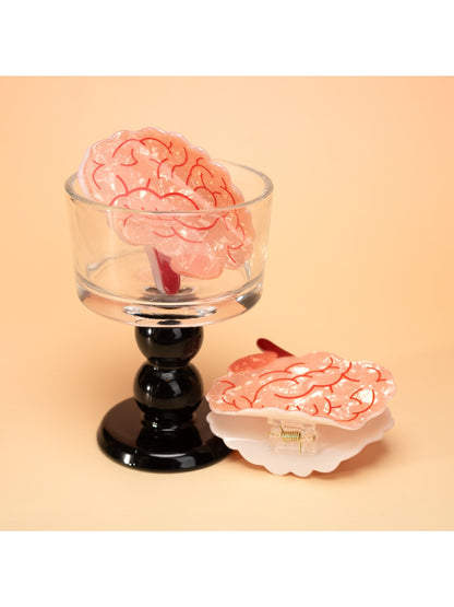 Beau - Brain Print Hair Claw Clip