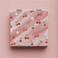 Mirroray - Cute Cherry Pattern Square Compact Mirror