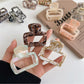 Beau - Square-Shaped Openwork Hair Clip