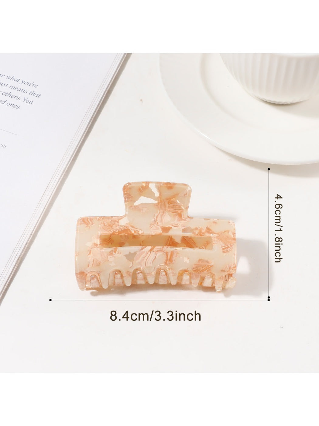 Beau - Chic Openwork Textured Hair Claw Clip